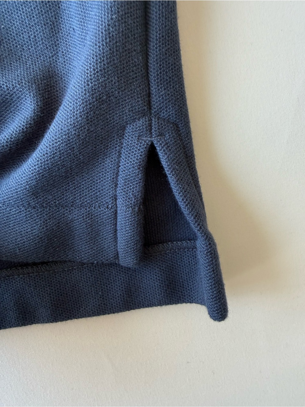 L.L. Bean Men's Navy Polo Shirt with Chest Pocket - Picture 6 of 9
